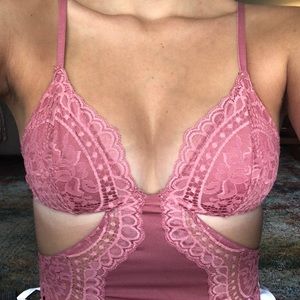 pink lasenza body suit